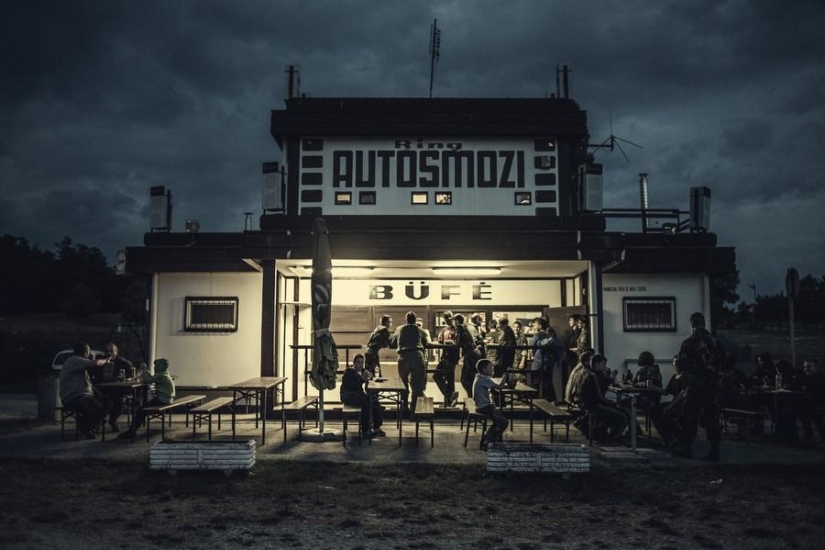 Young Hungarian patriots in a military camp Young Hungarian patriots in a military camp