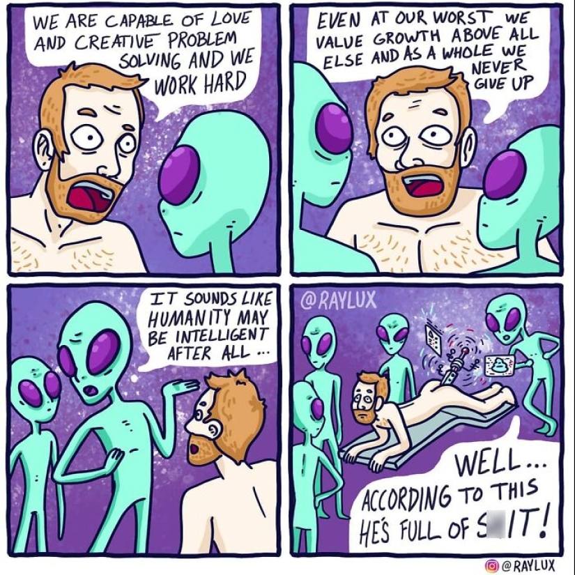 10 cómics humorísticos de Ray Lux que te harán sonreír