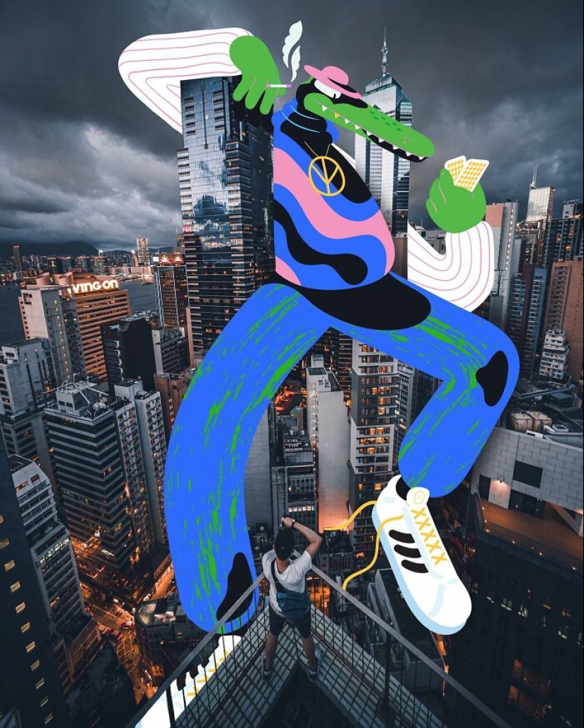 10 divertidos personajes garabateados en calles y paisajes en la serie de viajes de Brolga 10 divertidos personajes garabateados en calles y paisajes en la serie de viajes de Brolga