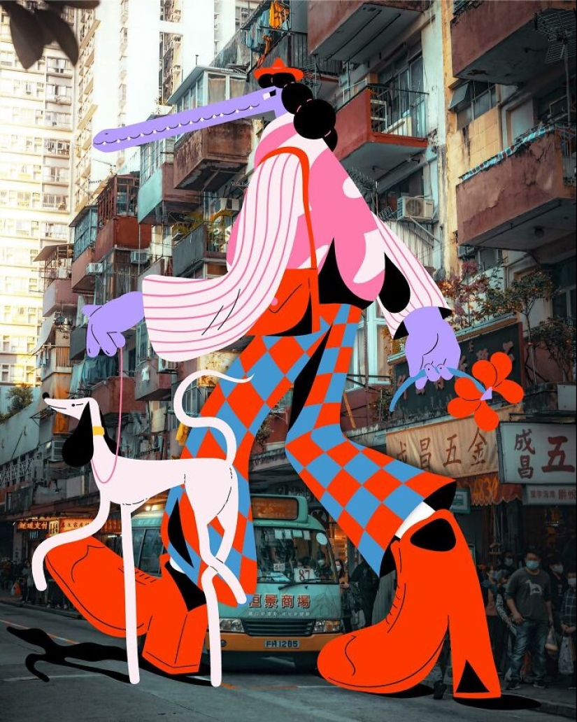 10 divertidos personajes garabateados en calles y paisajes en la serie de viajes de Brolga 10 divertidos personajes garabateados en calles y paisajes en la serie de viajes de Brolga