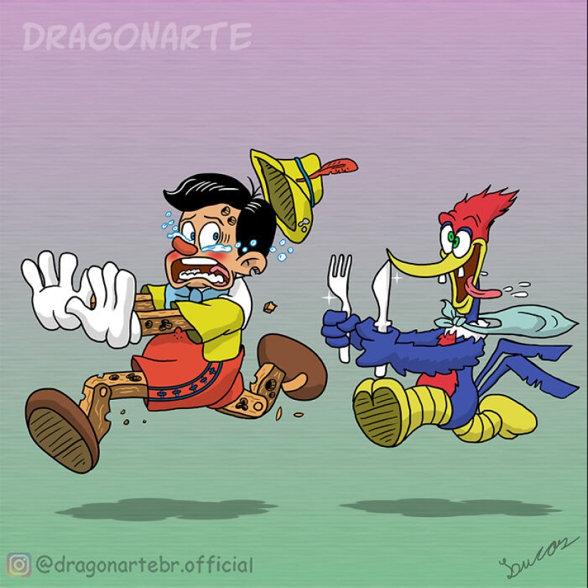 10 escenarios divertidos y relacionables que este artista ha puesto en superhéroes