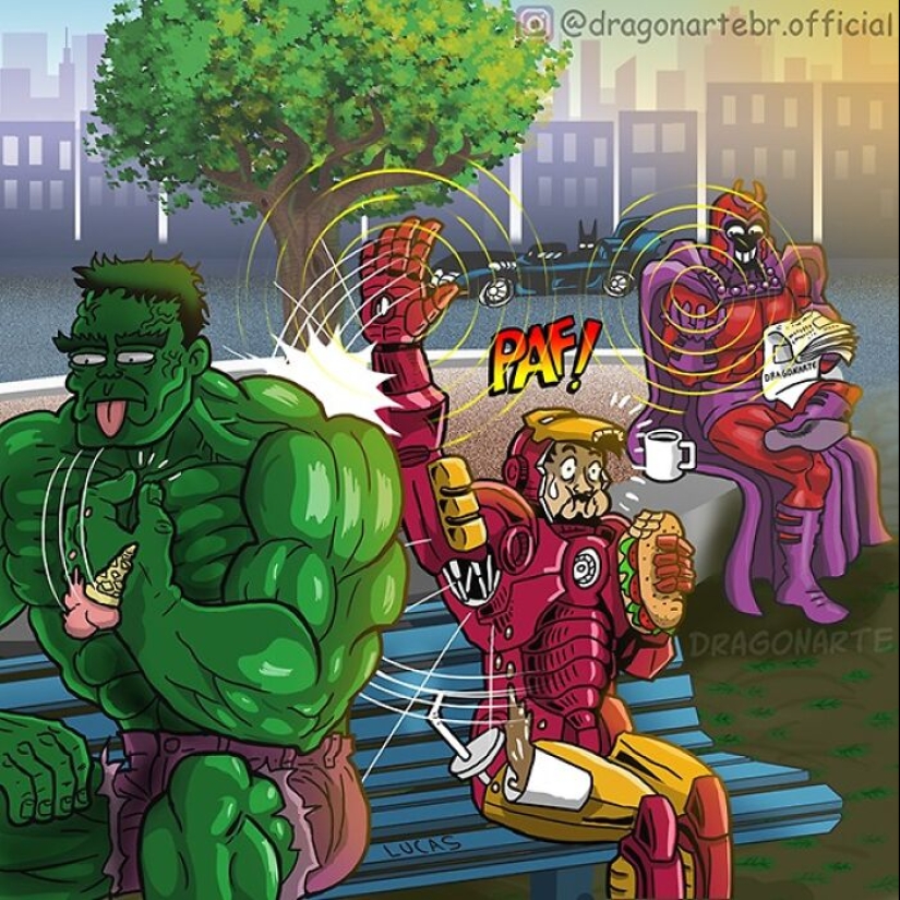 10 Funny And Relatable Scenarios This Artist Has Put Superheroes In 10 Funny And Relatable Scenarios This Artist Has Put Superheroes In