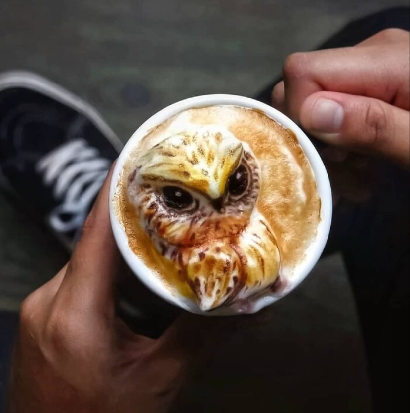 10 ocasiones en las que el Latte Art fue tan impresionante que parecía casi demasiado bueno para beberlo