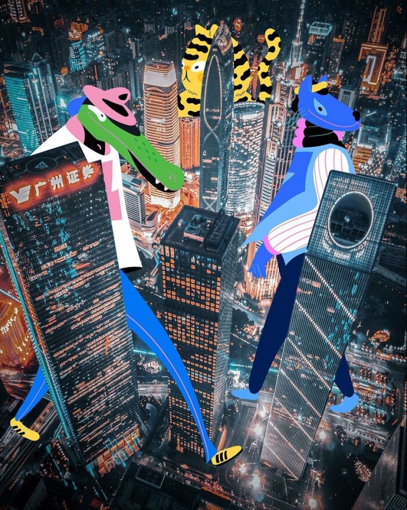 10 Playful Characters Doodled In Streets And Landscapes In The Travel Series By Brolga