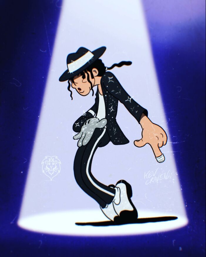 10 Rock Stars Reimagined As Cartoon Characters From The 1930s Drawn By This Artist