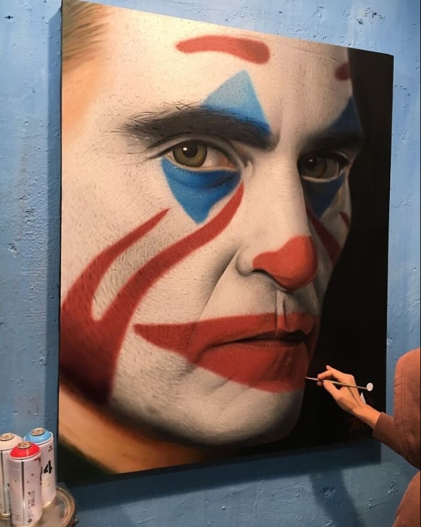 12 de los retratos realistas de graffiti a gran escala de este artista