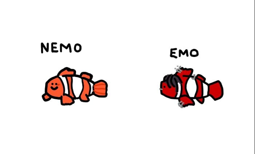 12 ilustraciones que resaltan las divertidas diferencias entre palabras que creé 12 ilustraciones que resaltan las divertidas diferencias entre palabras que creé