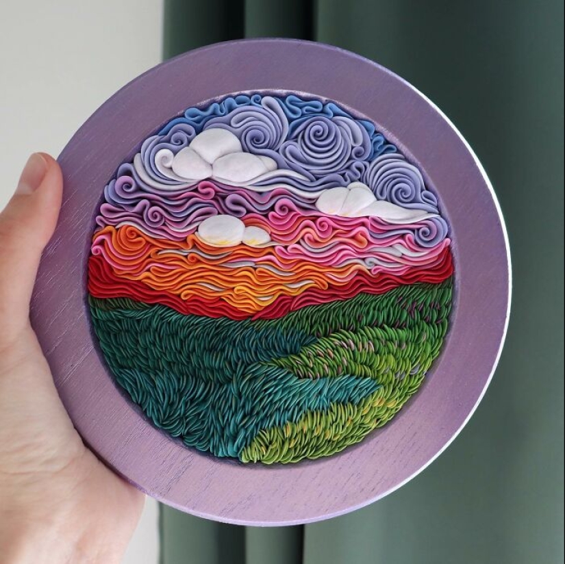 12 impresionantes paisajes de arcilla polimérica creados por este artista innovador 12 impresionantes paisajes de arcilla polimérica creados por este artista innovador