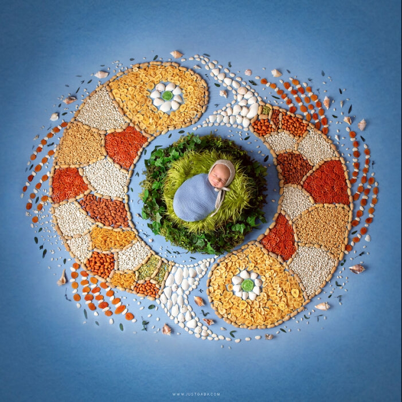 12 Zodiac-Themed Photos Created By Blending My Love For Mandalas And Newborn Photography