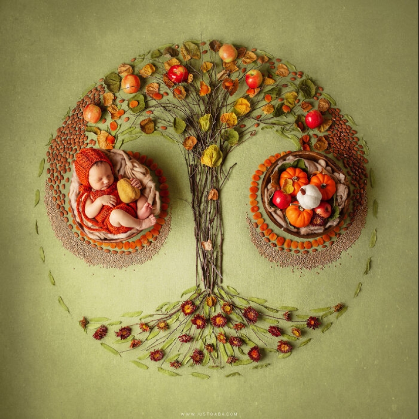 12 Zodiac-Themed Photos Created By Blending My Love For Mandalas And Newborn Photography