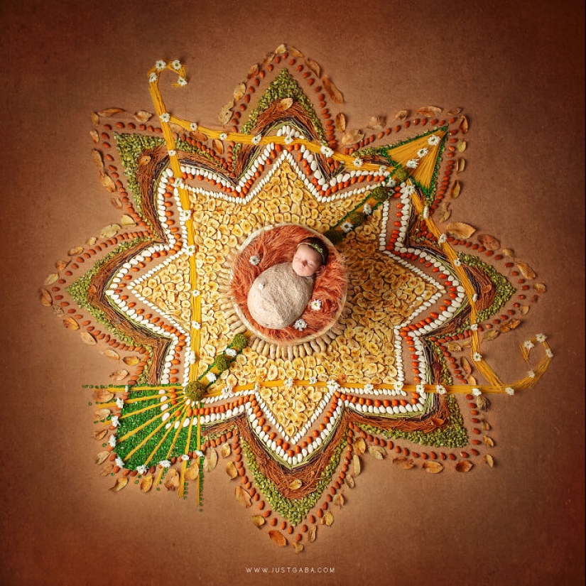 12 Zodiac-Themed Photos Created By Blending My Love For Mandalas And Newborn Photography