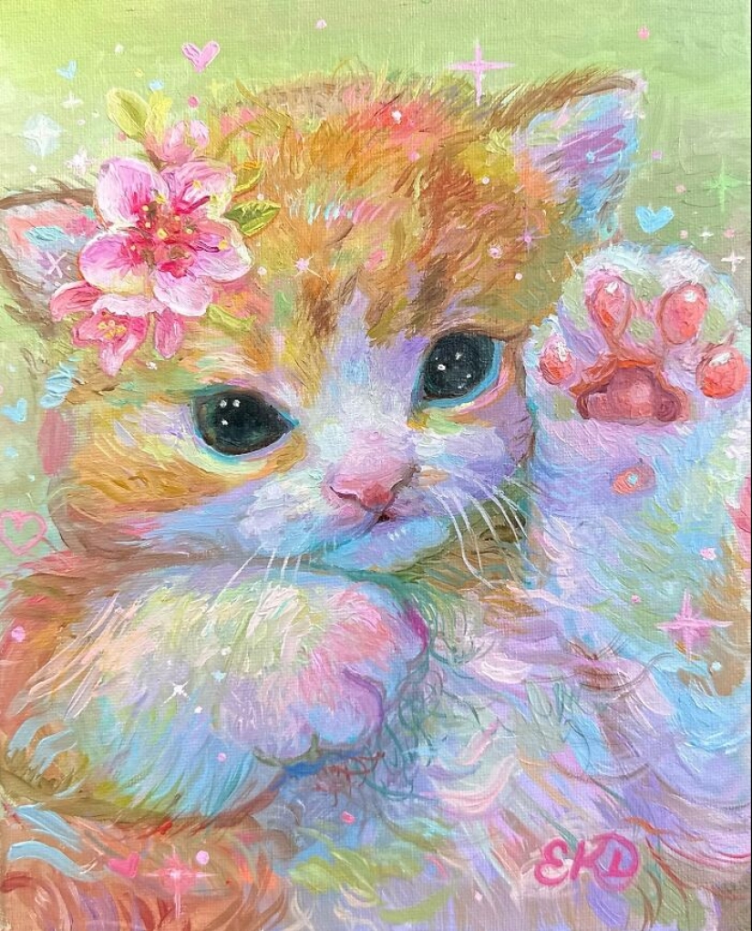 14 caprichosos y muy lindos retratos de animales de este artista.