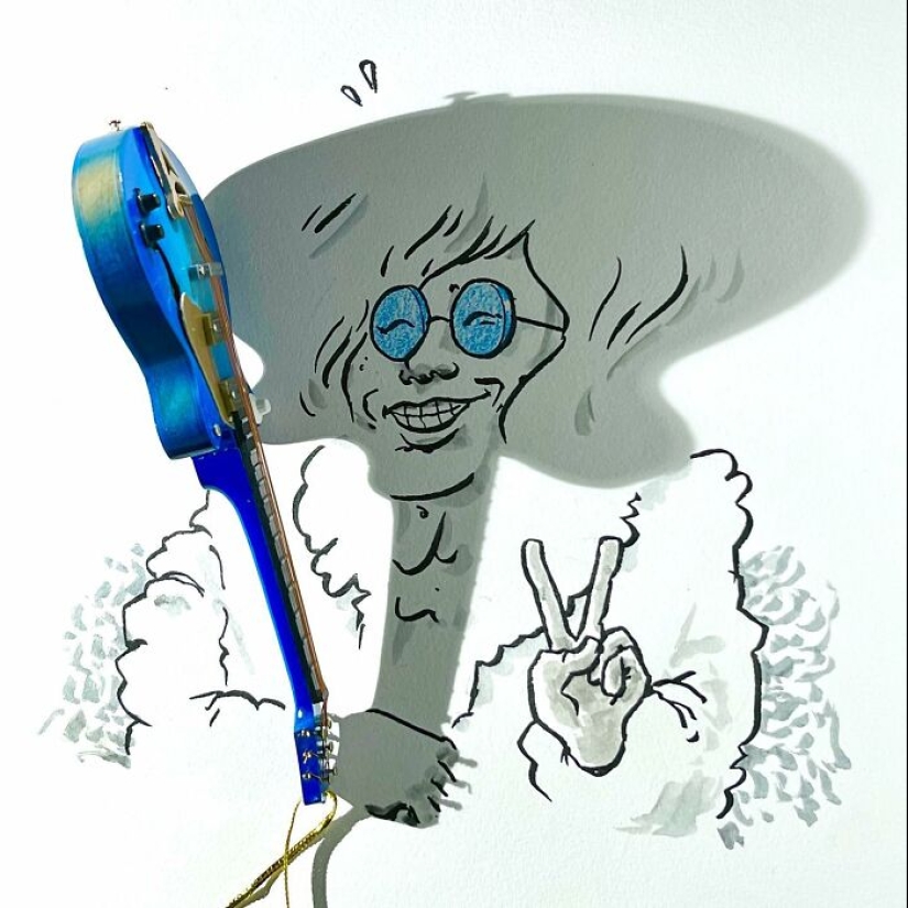 14 divertidas ilustraciones de sombras de Vincent Bal 14 divertidas ilustraciones de sombras de Vincent Bal