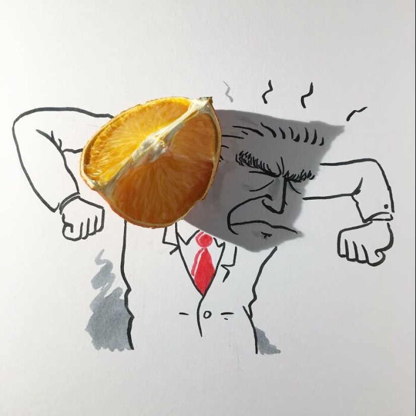 14 divertidas ilustraciones de sombras de Vincent Bal 14 divertidas ilustraciones de sombras de Vincent Bal