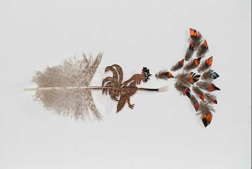15 Delicate Artworks Made From Hard-Carving Feathers By This Artist 15 Delicate Artworks Made From Hard-Carving Feathers By This Artist