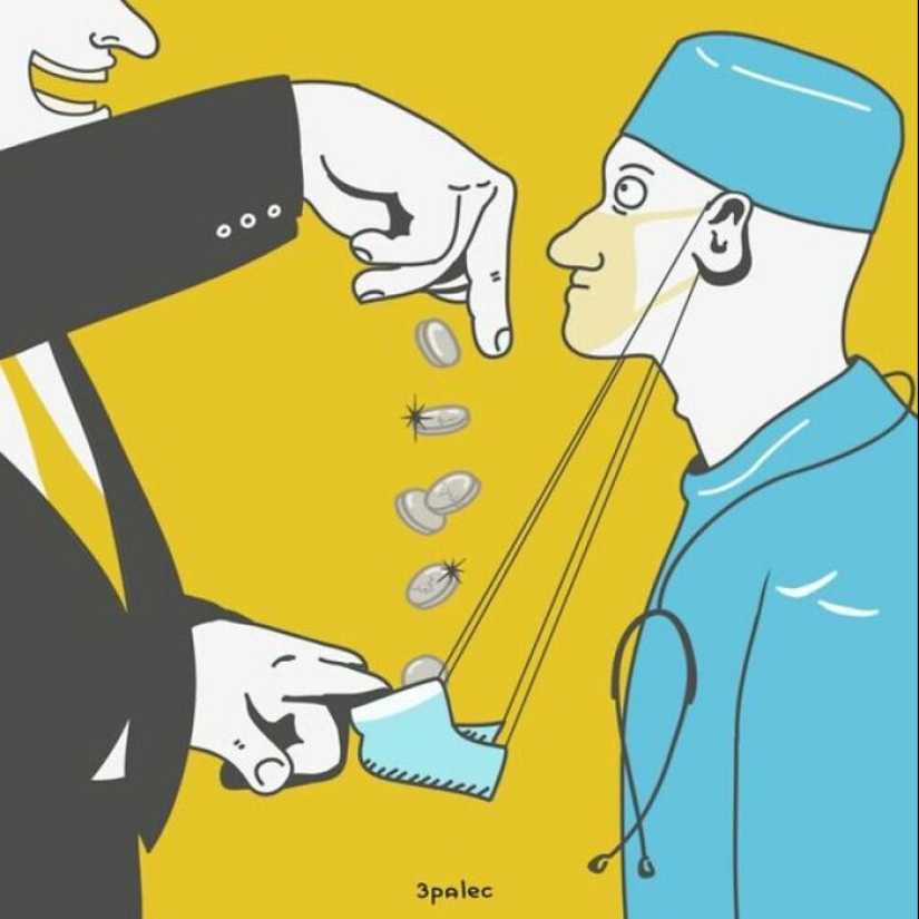 15 Extremely Bizarre Comics With A Dash Of Dark Humor, Satire, And Social Critique By 3Palec