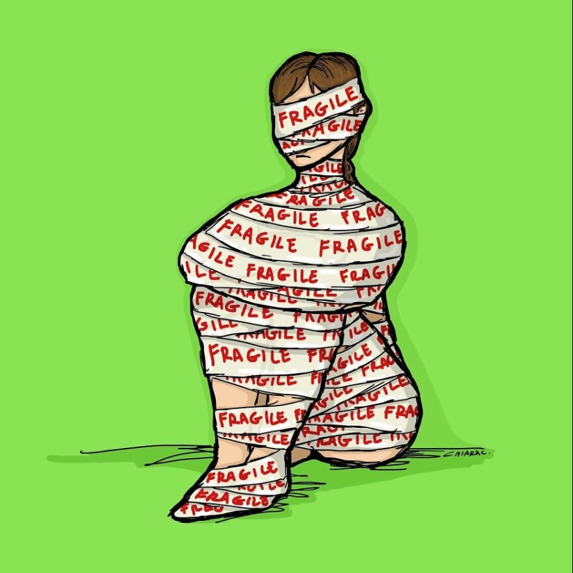 15 Ironic Illustrations About Modern Society Struggles By This Artist 15 Ironic Illustrations About Modern Society Struggles By This Artist