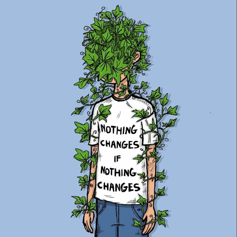 15 Ironic Illustrations About Modern Society Struggles By This Artist 15 Ironic Illustrations About Modern Society Struggles By This Artist