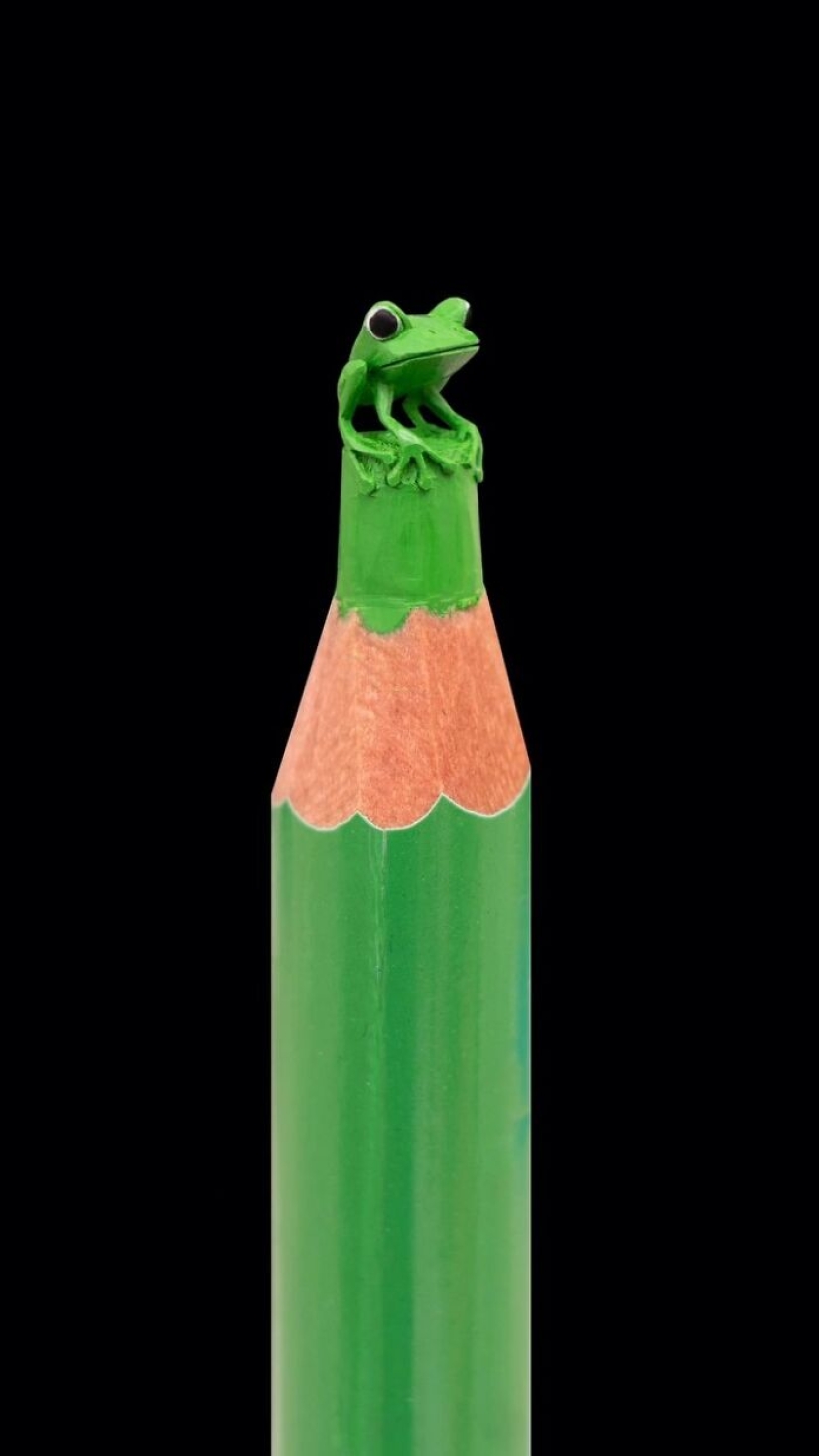 15 nuevas esculturas de personajes famosos y otras cosas hechas con plomo de penicil por Salavat Fidai