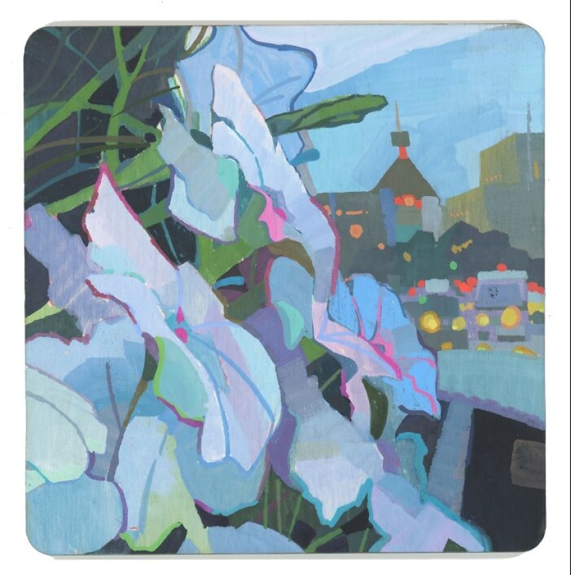 18 acogedoras pinturas al aire libre de Angela Sung