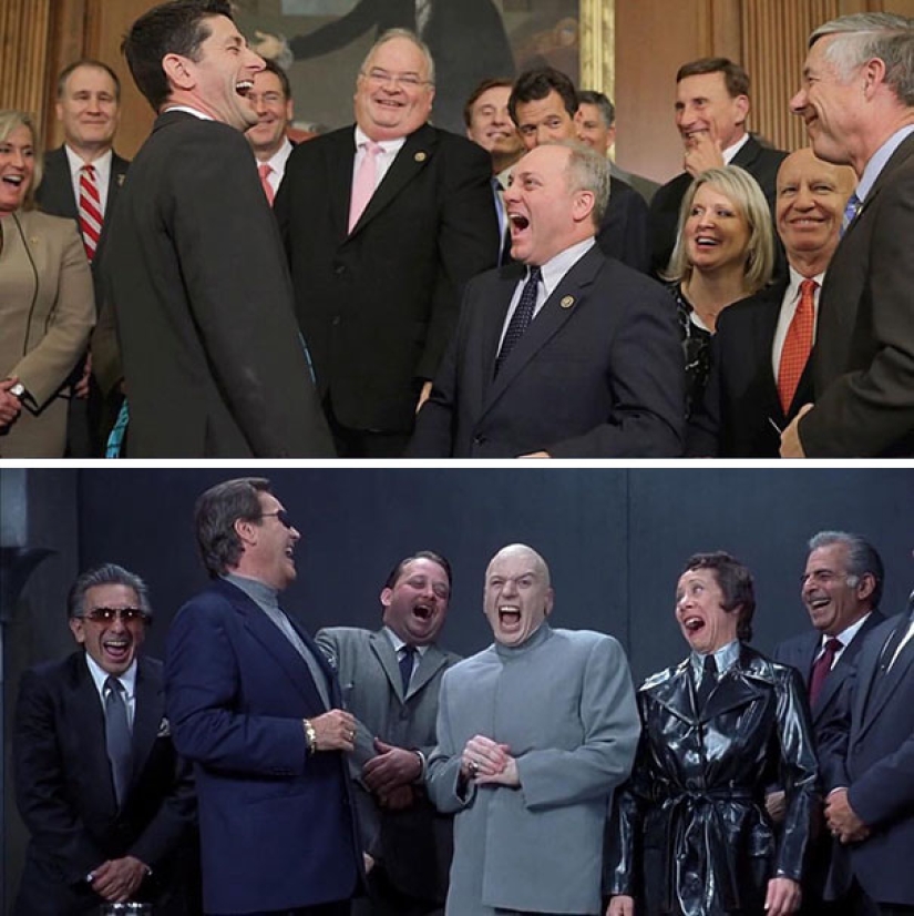 18 photos where life imitates art, and not the other way around 18 photos where life imitates art, and not the other way around