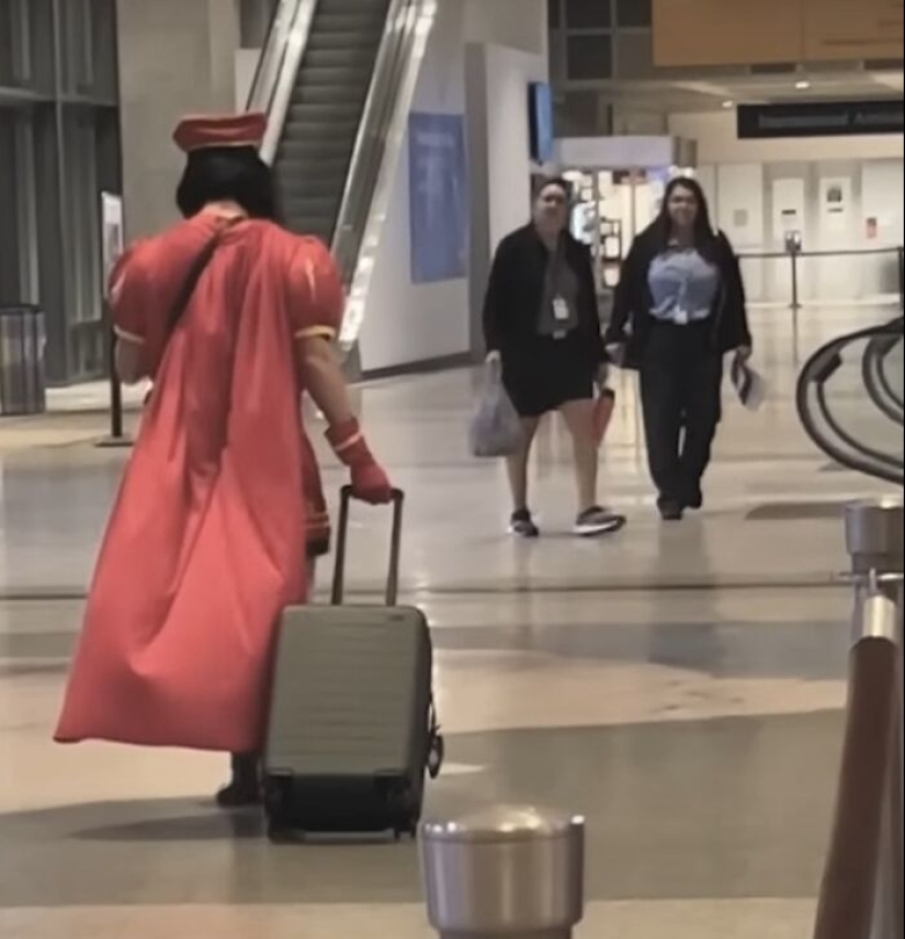 19 de las fotos más divertidas y extrañas tomadas en aeropuertos