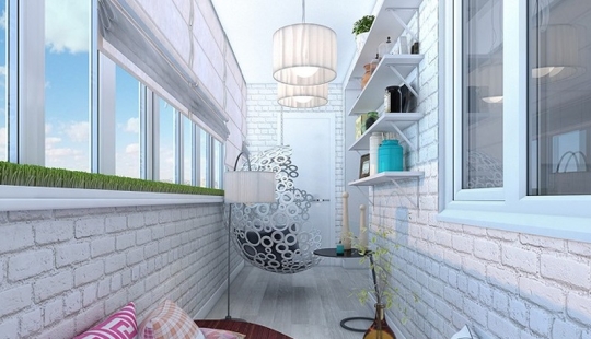 20 ideas on how to turn a small balcony into a seating area