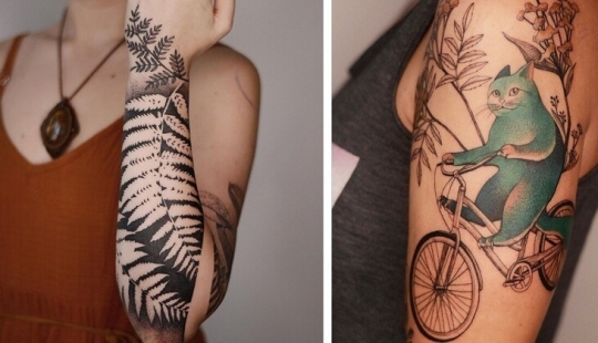 20 tatuajes hippie del artista del tatuaje Dzo Lamka de Polonia