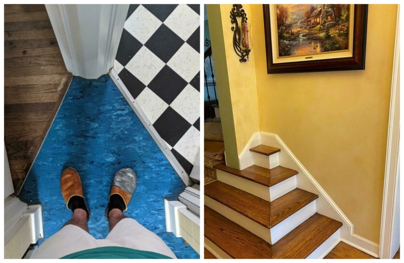 22 fotos de un interior realmente terrible, o Cuando el diseñador estaba borracho