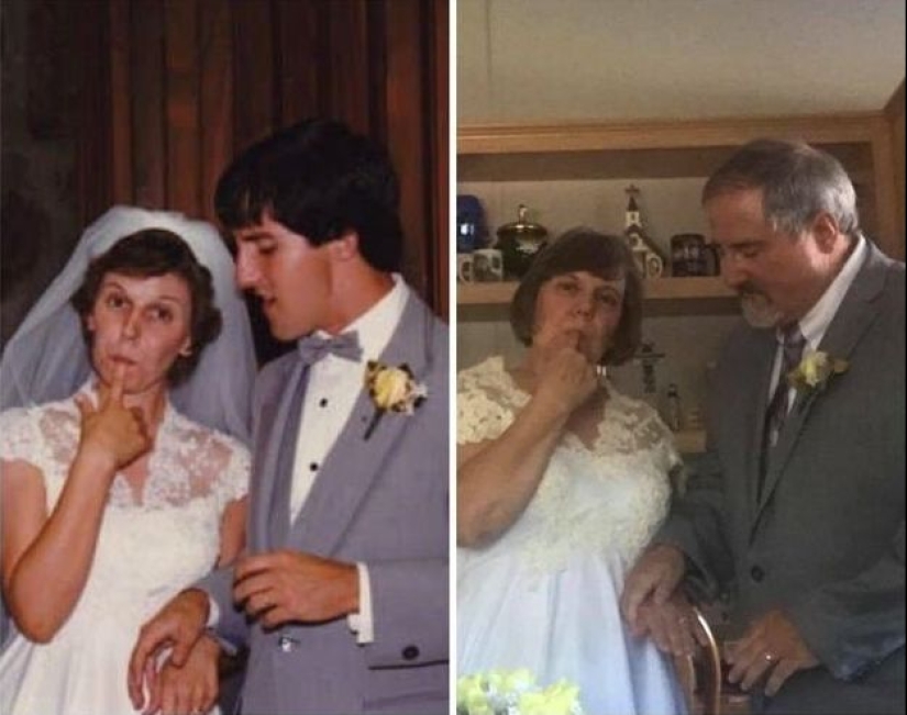 22 preciosos marcos de álbumes familiares, recreados años después