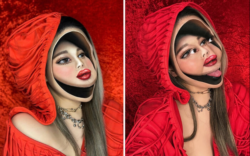 29 increíbles ilusiones de maquillaje de este artista que podrían hacerte cuestionar la realidad