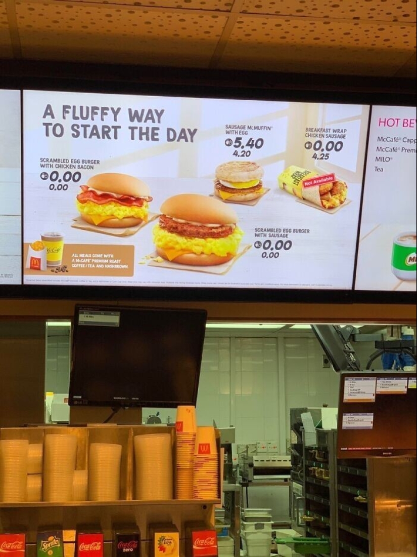 30 examples when you want to leave a restaurant, barely looking at the menu