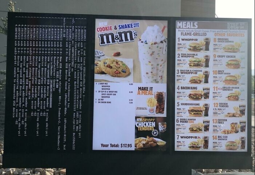 30 examples when you want to leave a restaurant, barely looking at the menu