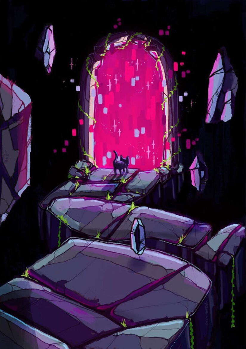 33 Illustrations Blending Eerie Imagery With Calming Details By This Talented Artist 33 Illustrations Blending Eerie Imagery With Calming Details By This Talented Artist