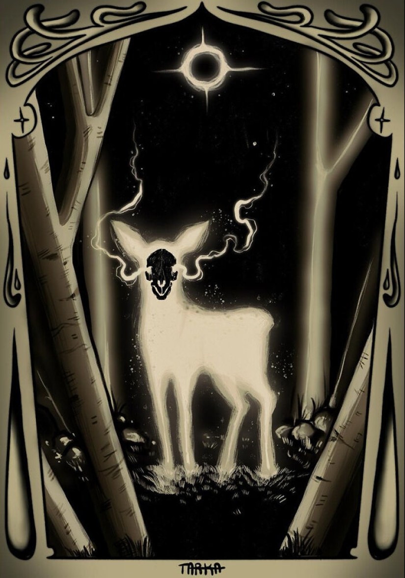 33 Illustrations Blending Eerie Imagery With Calming Details By This Talented Artist 33 Illustrations Blending Eerie Imagery With Calming Details By This Talented Artist