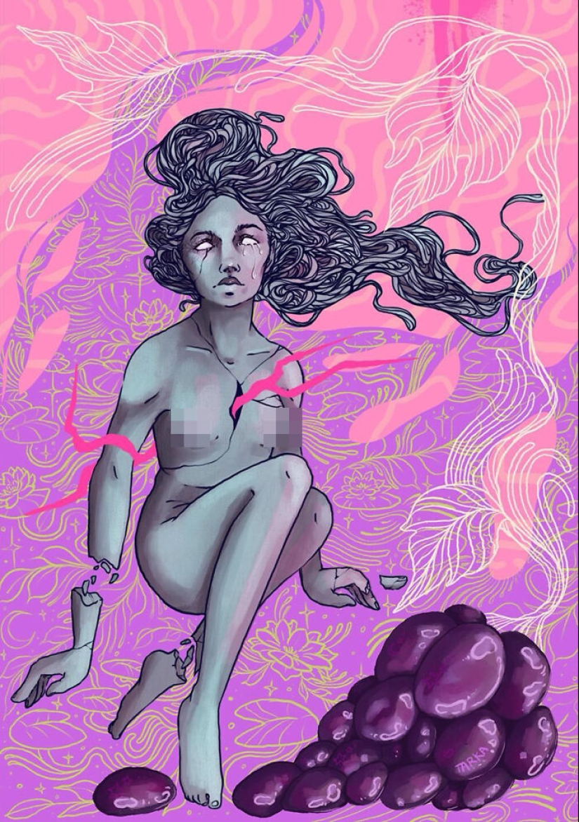 33 Illustrations Blending Eerie Imagery With Calming Details By This Talented Artist 33 Illustrations Blending Eerie Imagery With Calming Details By This Talented Artist