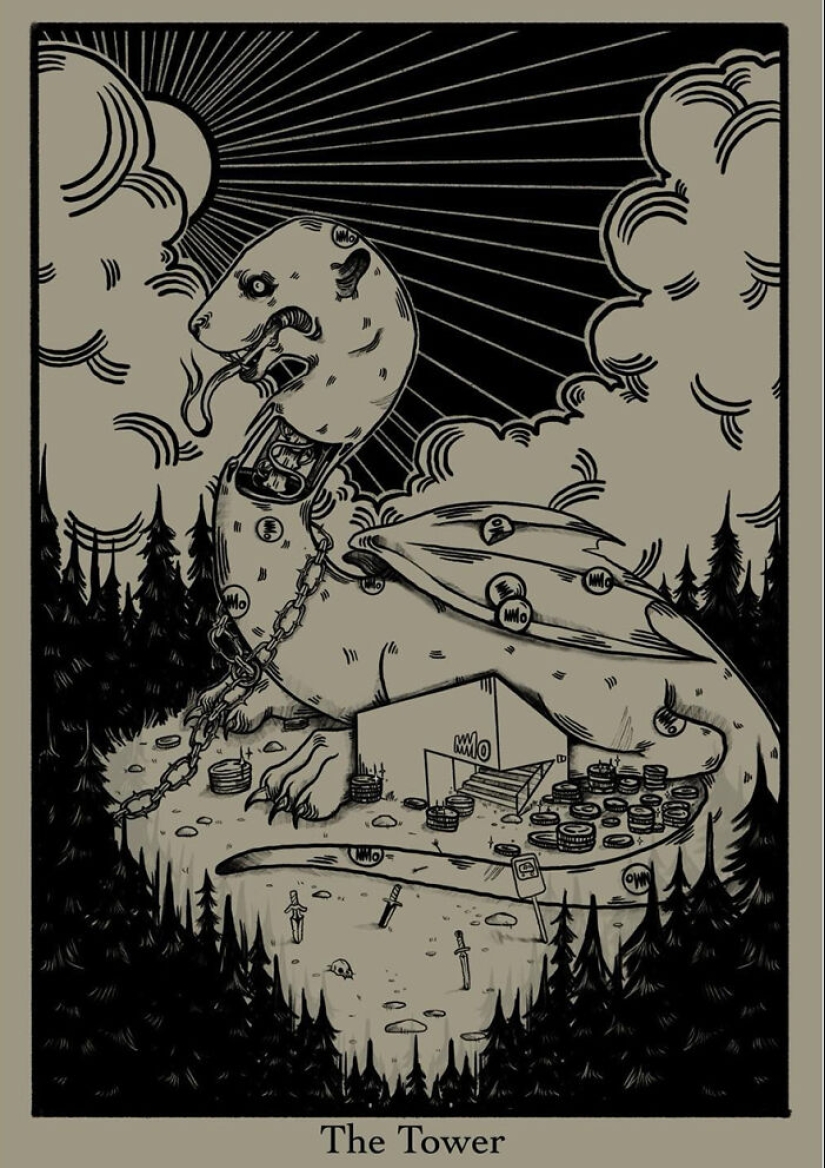 33 Illustrations Blending Eerie Imagery With Calming Details By This Talented Artist 33 Illustrations Blending Eerie Imagery With Calming Details By This Talented Artist