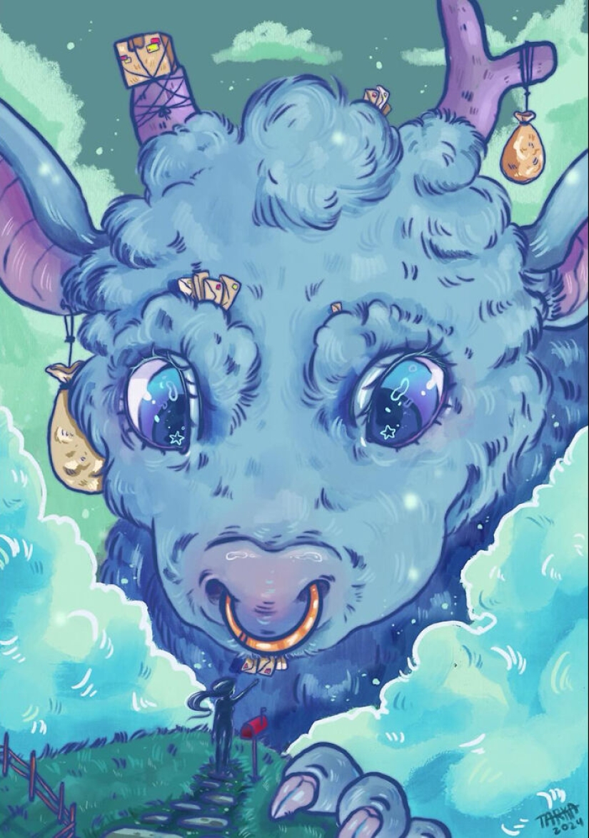 33 ilustraciones que combinan imágenes espeluznantes con detalles relajantes de este talentoso artista 33 ilustraciones que combinan imágenes espeluznantes con detalles relajantes de este talentoso artista