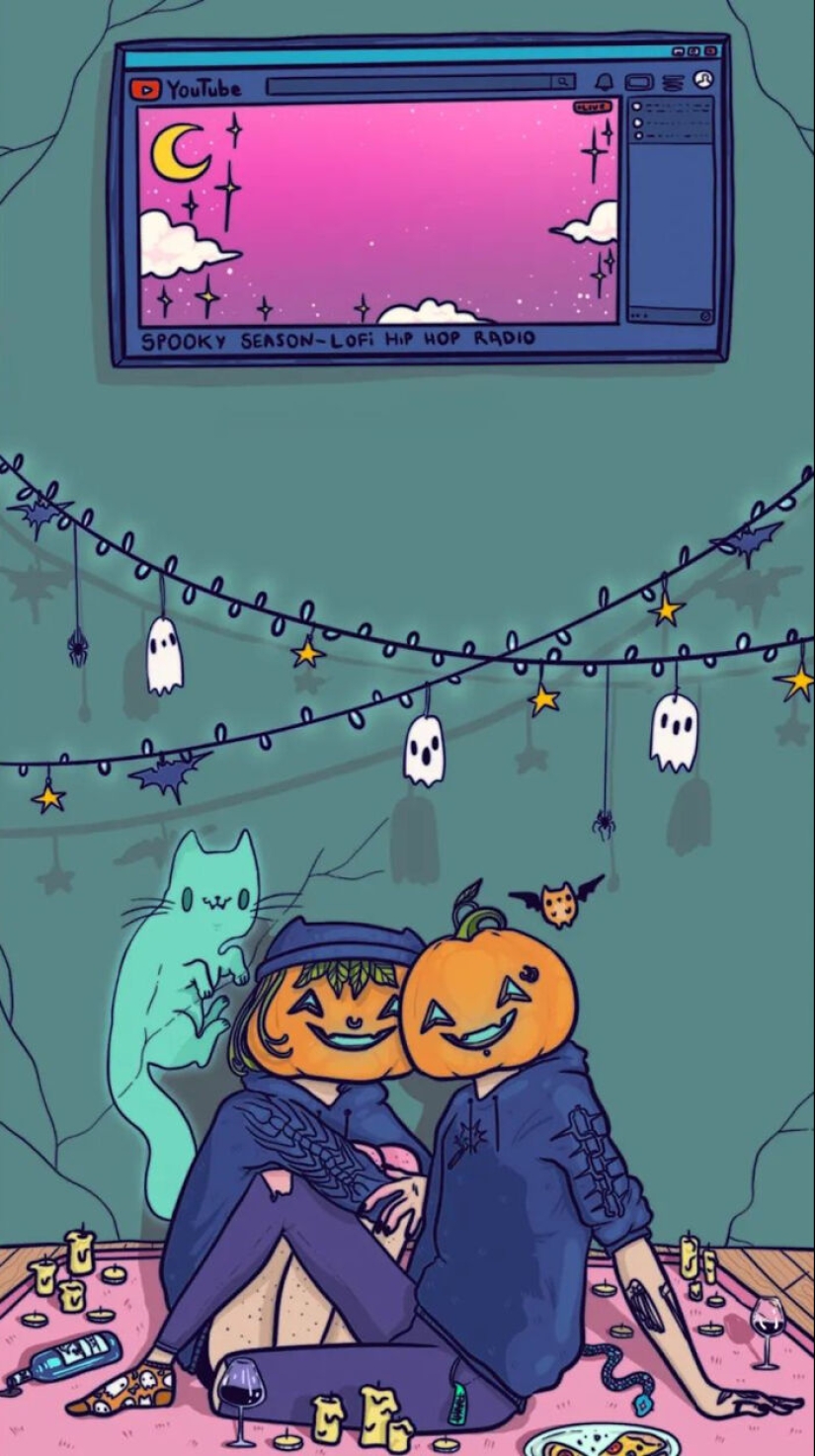 33 ilustraciones que combinan imágenes espeluznantes con detalles relajantes de este talentoso artista 33 ilustraciones que combinan imágenes espeluznantes con detalles relajantes de este talentoso artista