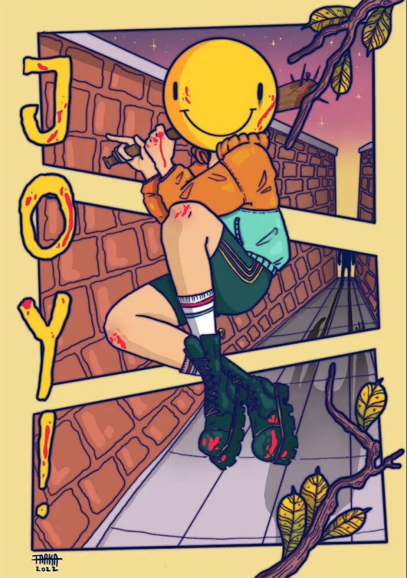 33 ilustraciones que combinan imágenes espeluznantes con detalles relajantes de este talentoso artista 33 ilustraciones que combinan imágenes espeluznantes con detalles relajantes de este talentoso artista