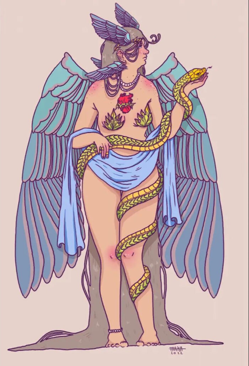 33 ilustraciones que combinan imágenes espeluznantes con detalles relajantes de este talentoso artista 33 ilustraciones que combinan imágenes espeluznantes con detalles relajantes de este talentoso artista