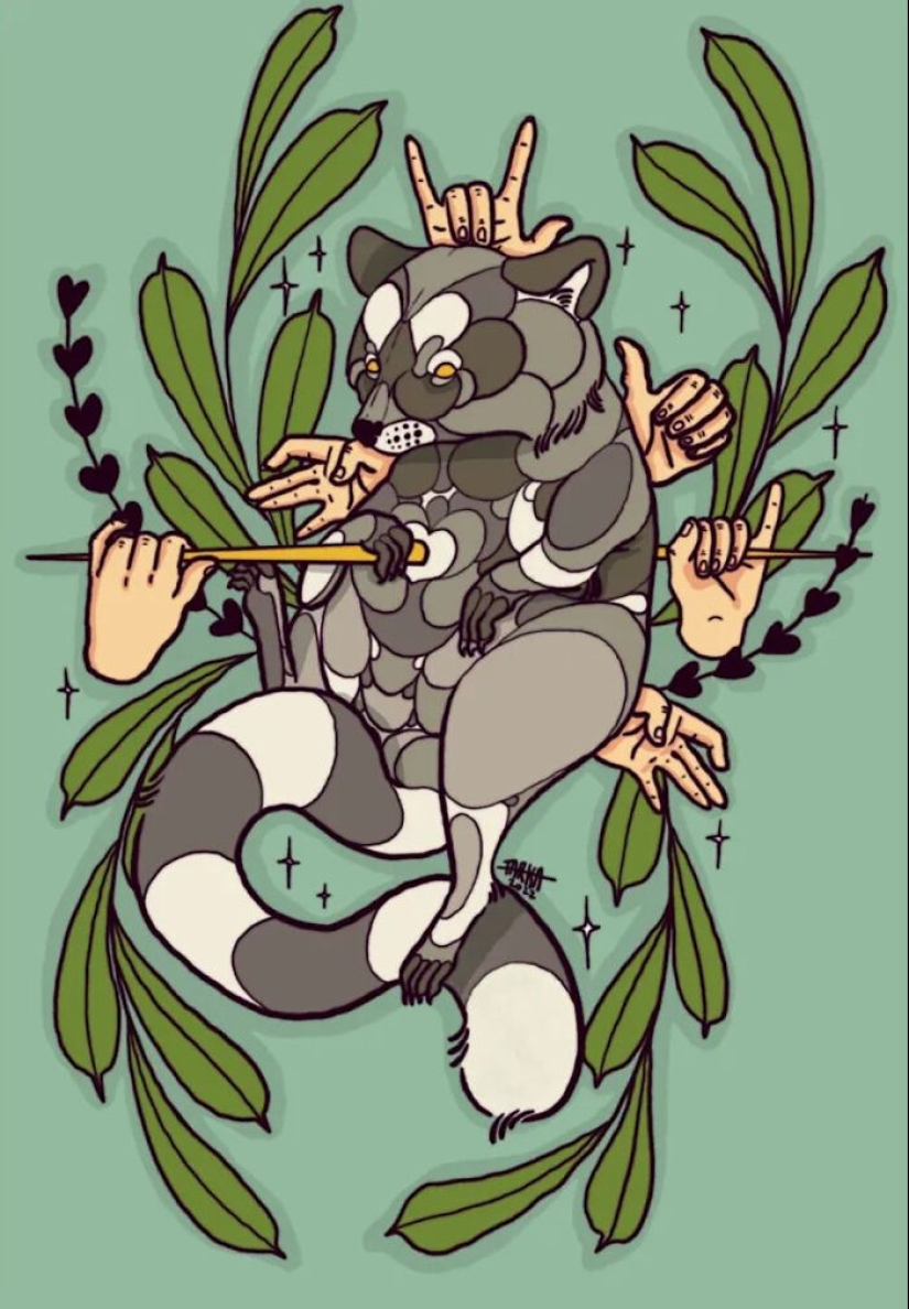 33 ilustraciones que combinan imágenes espeluznantes con detalles relajantes de este talentoso artista 33 ilustraciones que combinan imágenes espeluznantes con detalles relajantes de este talentoso artista