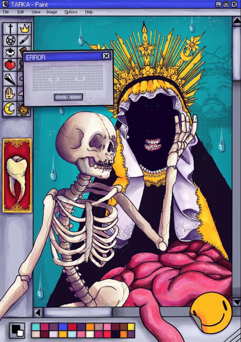 33 ilustraciones que combinan imágenes espeluznantes con detalles relajantes de este talentoso artista 33 ilustraciones que combinan imágenes espeluznantes con detalles relajantes de este talentoso artista