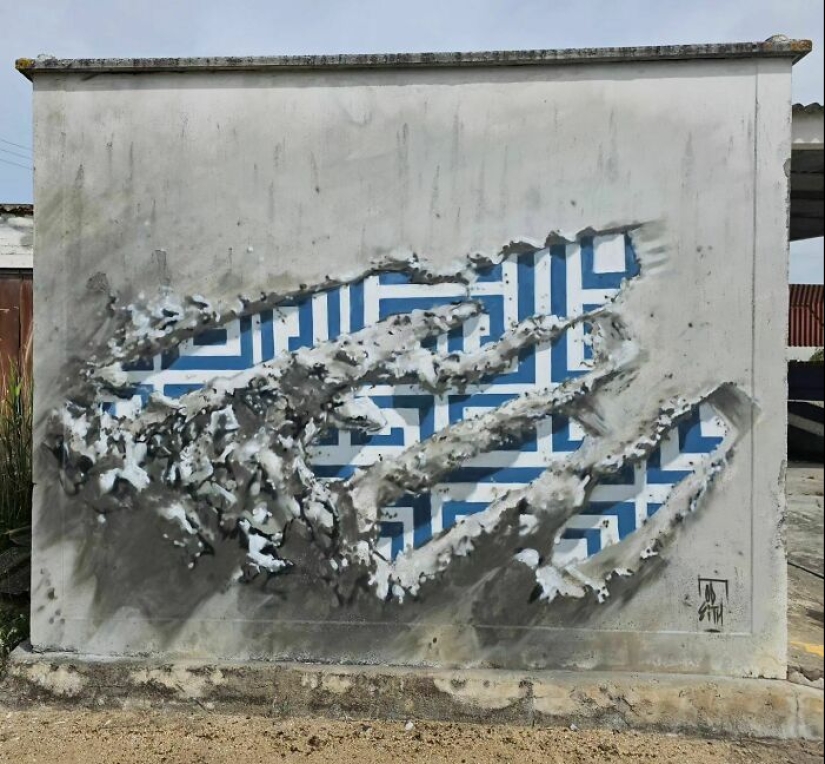 3D Street Art That Transforms Walls Into Optical Illusions, By Sergio Odeith