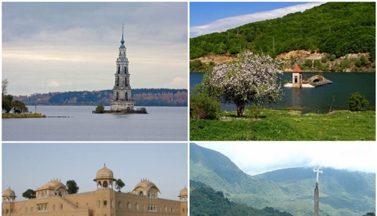 5 de los más espectaculares de edificios inundados