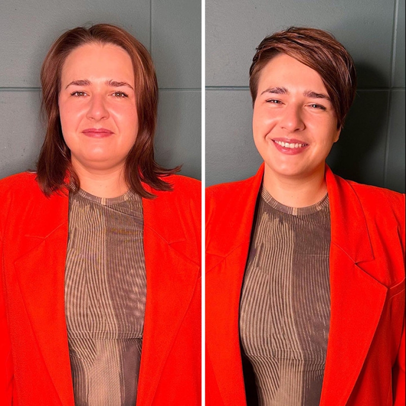 8 Hair Transformations Of Women Who Decided To Go Short, Done By This Hairstylist
