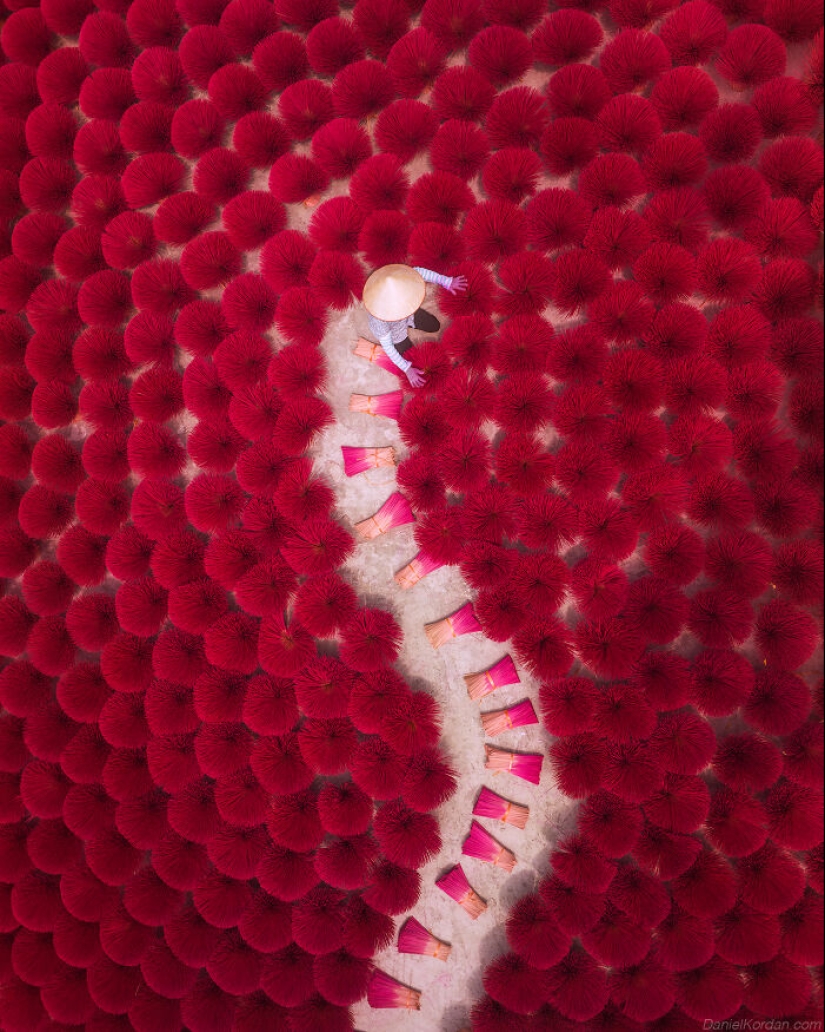 8 impresionantes fotografías aéreas del paisaje vietnamita por Daniel Kordan