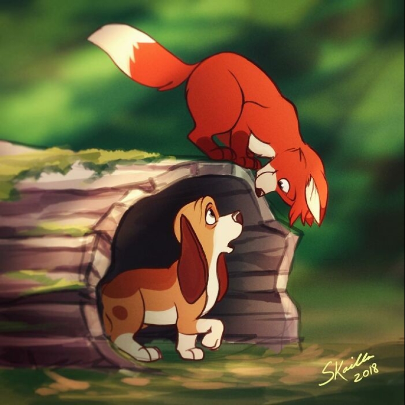 A Peek Into Charming Animal Adventures Through 14 Captivating Illustrations By Skailla