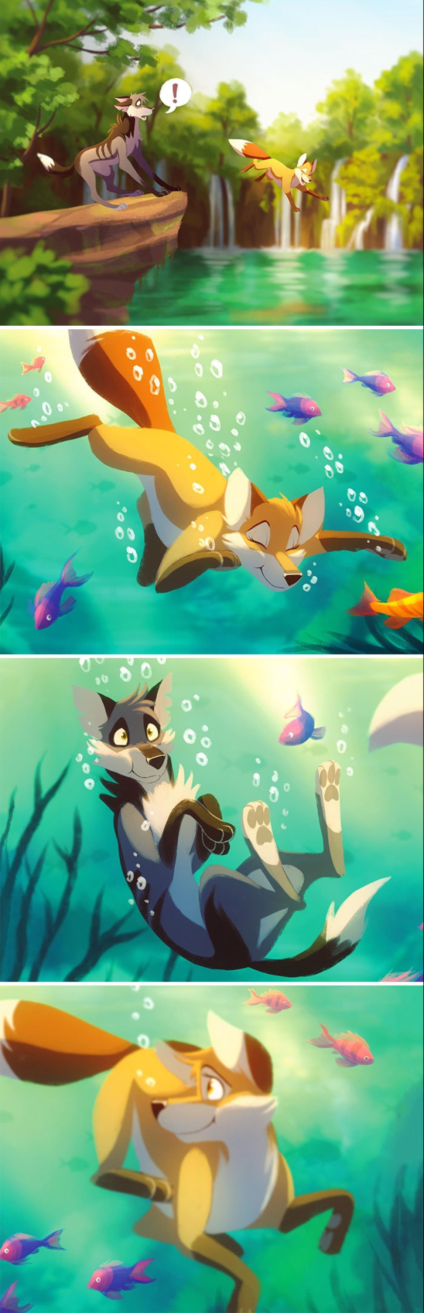 A Peek Into Charming Animal Adventures Through 14 Captivating Illustrations By Skailla