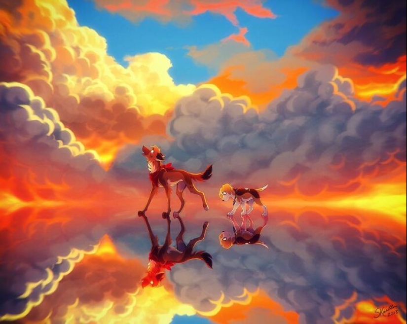 A Peek Into Charming Animal Adventures Through 14 Captivating Illustrations By Skailla